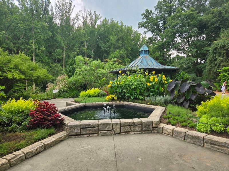 The Formal Gardens, Elegant Rooms Linked by Flagstone Paths