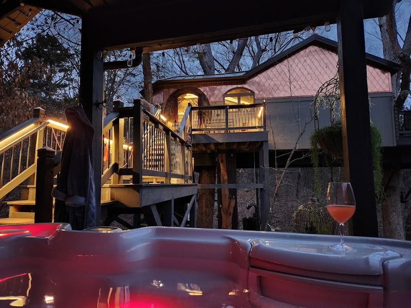 The Hot Tub Experience After Dark