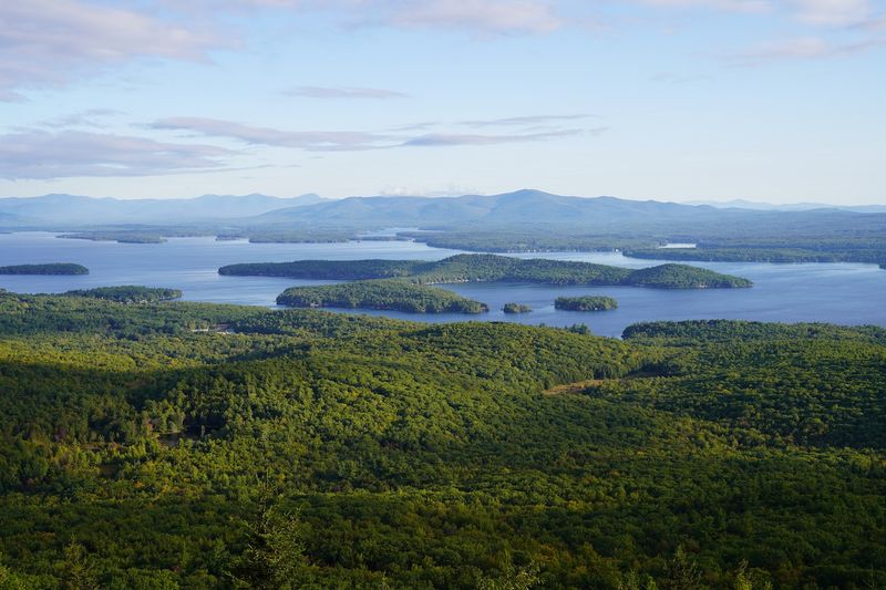 The Lake Winnipesaukee Mystery Stone in Meredith The Lake Winnipesaukee Mystery Stone in Meredith