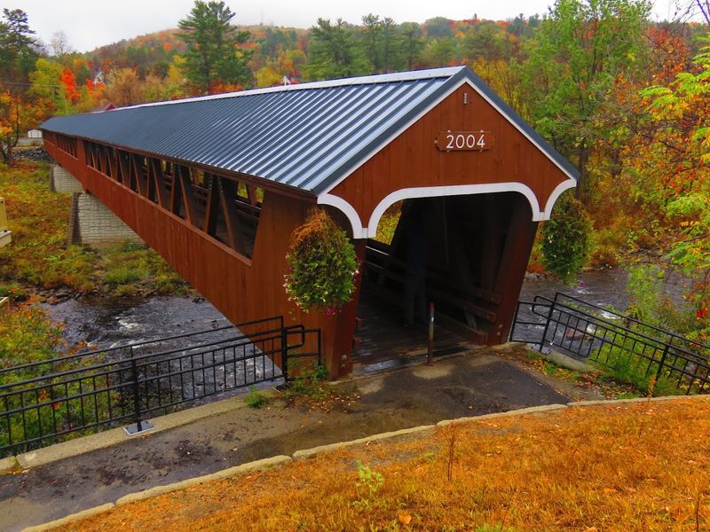 The Littleton Riverwalk and the Covered Pedestrian Bridge The Littleton Riverwalk and the Covered Pedestrian Bridge