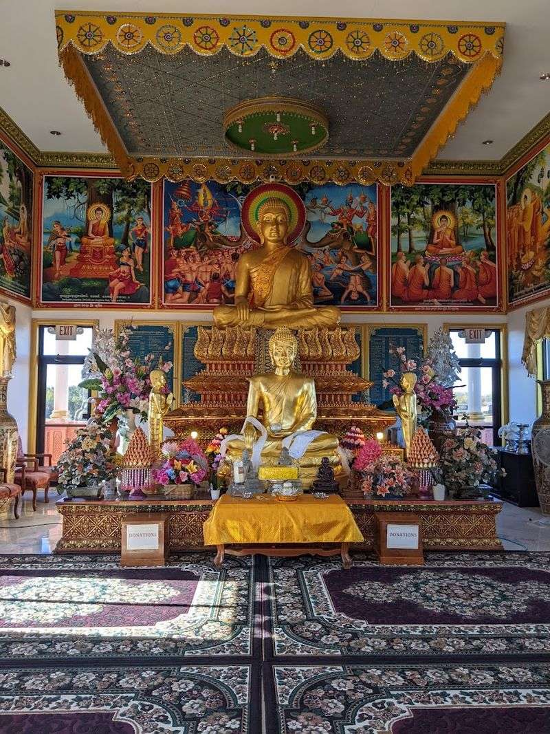 The Main Temple Hall and Its Sacred Interior