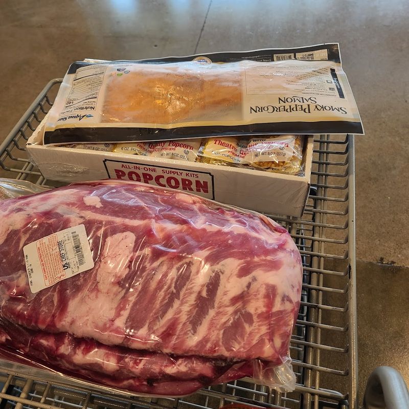 The Meat And Seafood Cases Are Serious