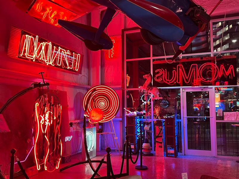 The Neon Makes The Whole Place Glow