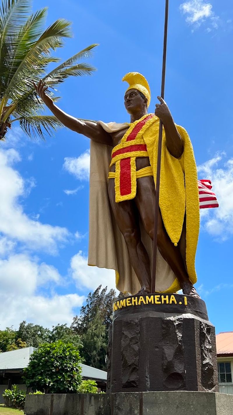 The Original King Kamehameha Statue in Kapa?au