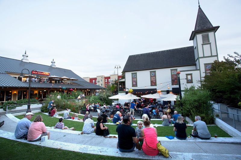 The Outdoor Seating Area and Fire Pits