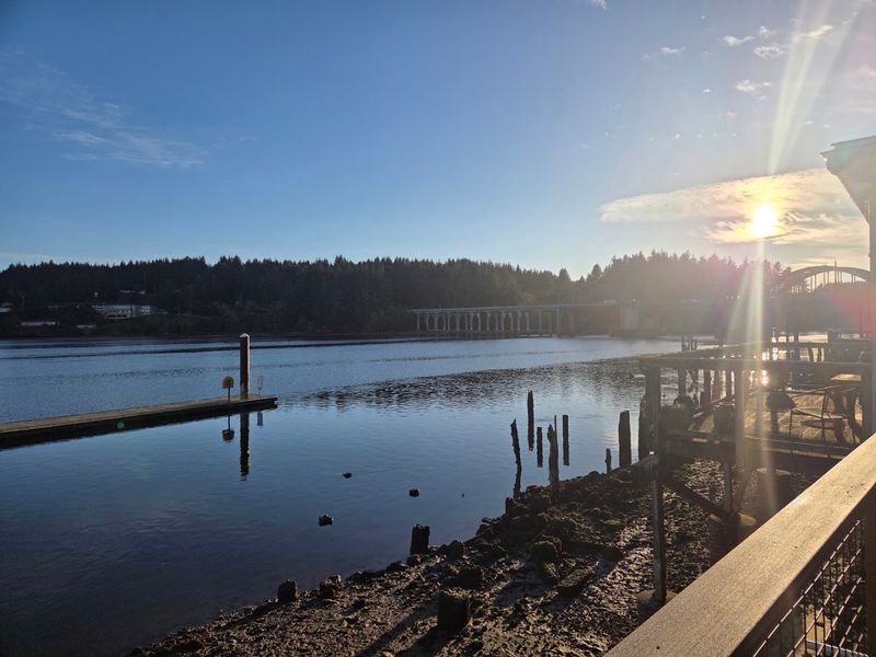 The Patio Overlooking the Siuslaw River