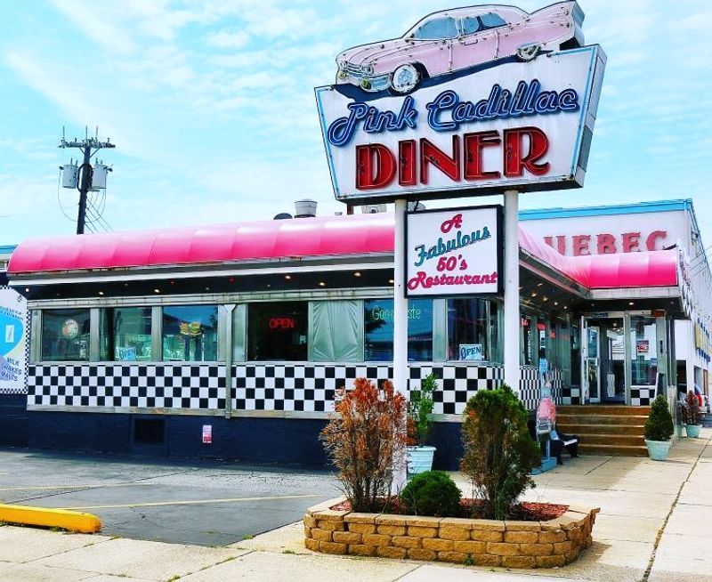 The Pink Cadillac Diner Takes You Back in Time
