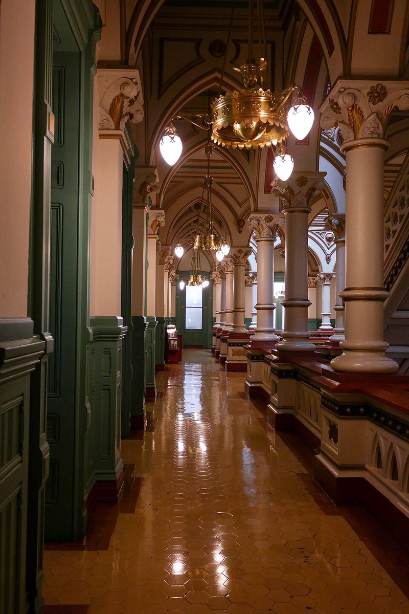 The Restored Polychrome Interior and Its Meticulous Details