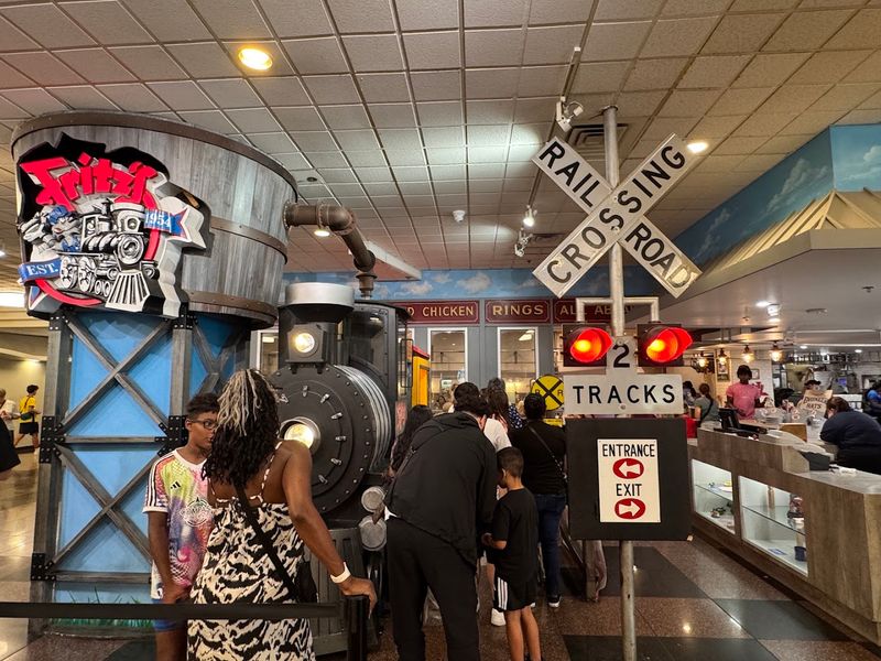 The Room Has That Cheerful Train Yard Energy The Room Has That Cheerful Train Yard Energy