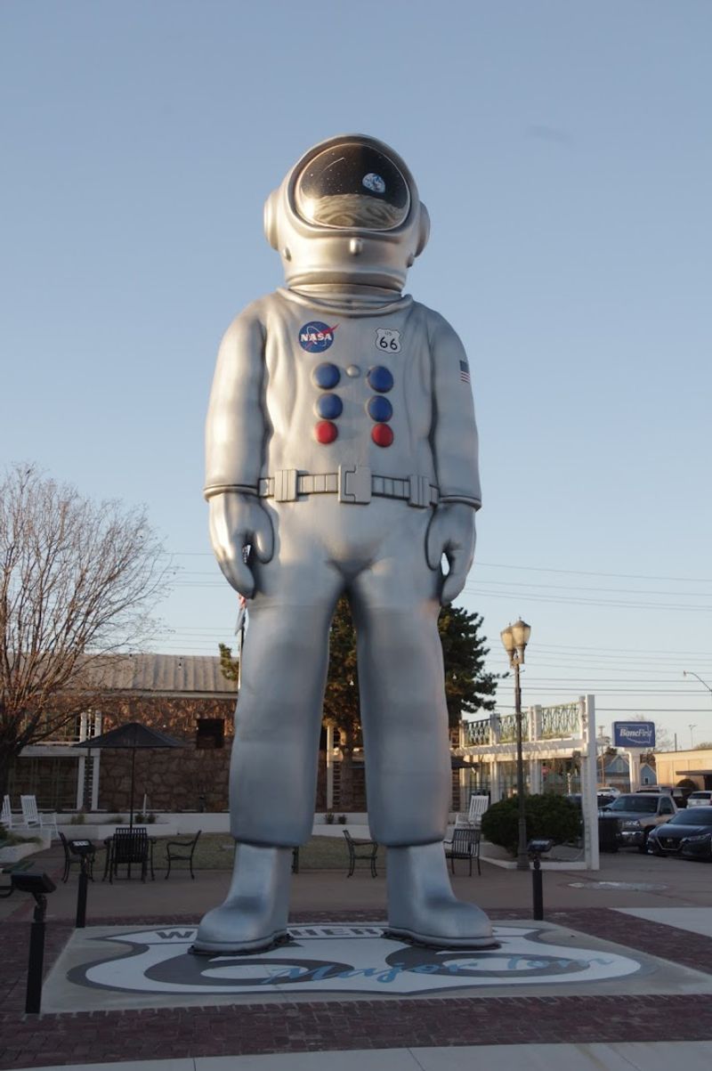The Spaceman In McPhetridge Centennial Park