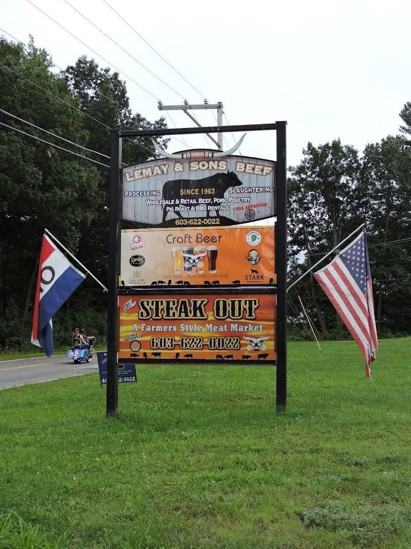 The Steak Out and LeMay and Sons Beef in Goffstown