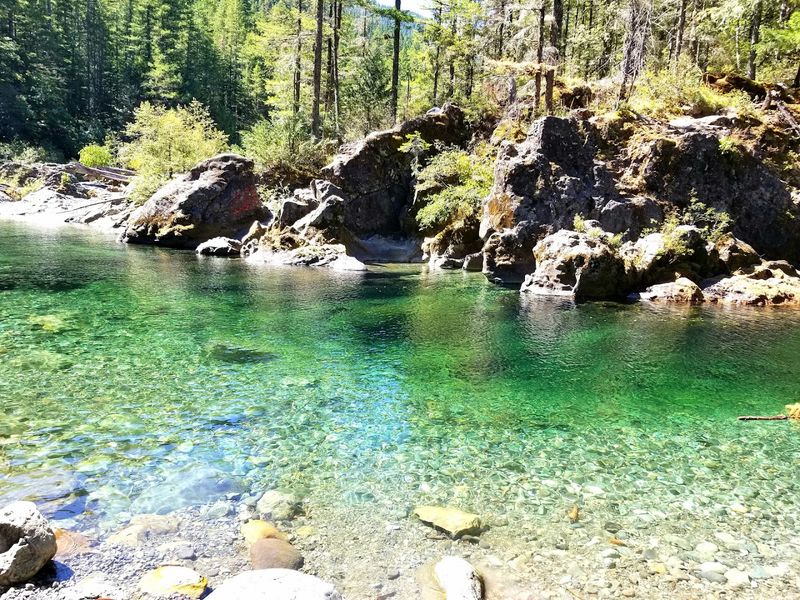 The Surreal Color of Opal Creek Itself