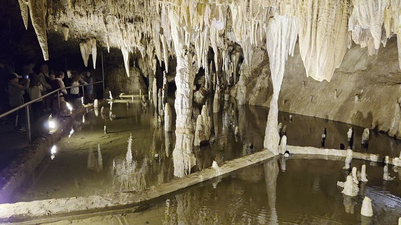The Underground River Flowing in the Dark