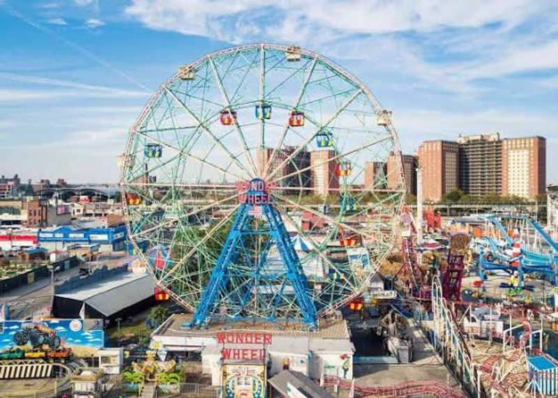 The Wonder Wheel Off To The Side The Wonder Wheel Off To The Side