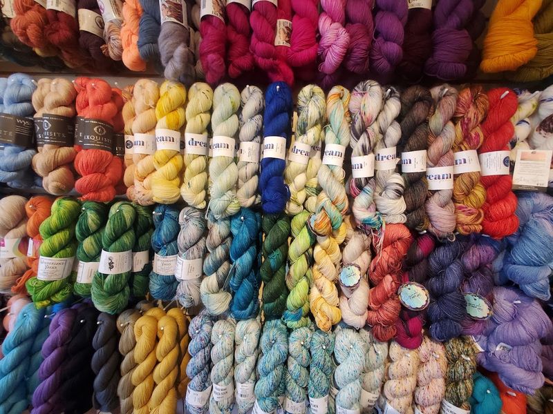 The Yarn Tasting Wall, a Brilliant Idea for Curious Crafters The Yarn Tasting Wall, a Brilliant Idea for Curious Crafters