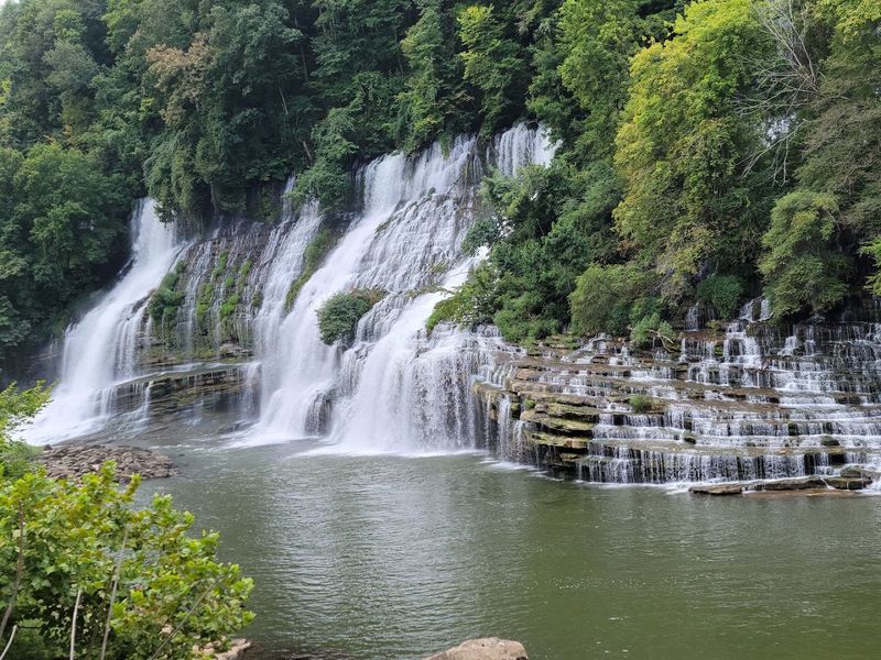 Twin Falls: Where Water Pours Straight From the Gorge Wall