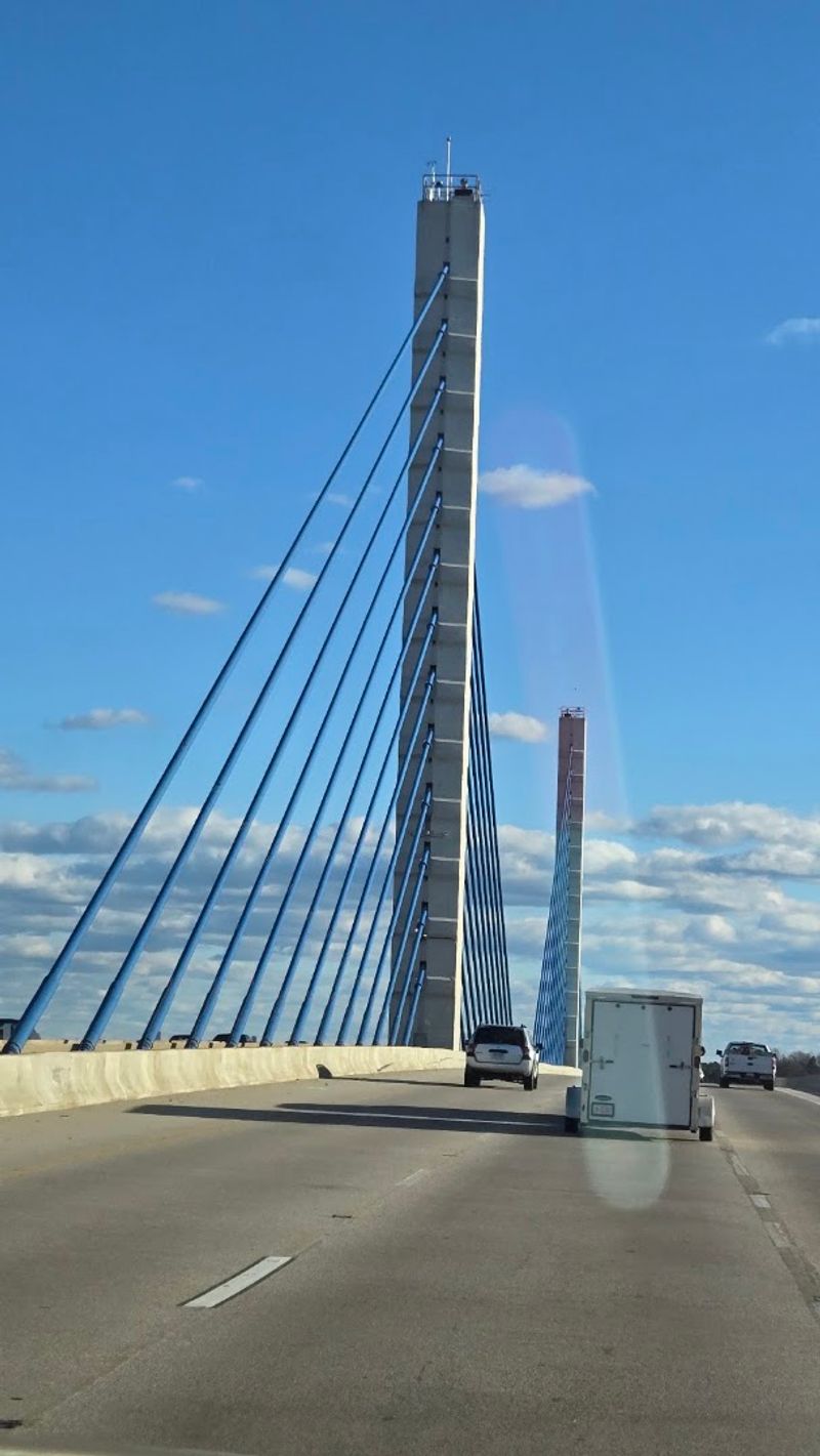 Two Pylons Reaching 300 Feet Into the Virginia Sky