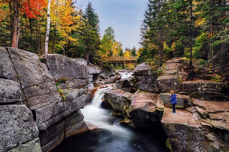 Upper Ammonoosuc Falls in Crawford Notch