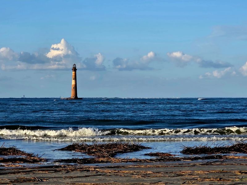 Viewing the Lighthouse From Folly Beach Without a Boat Viewing the Lighthouse From Folly Beach Without a Boat
