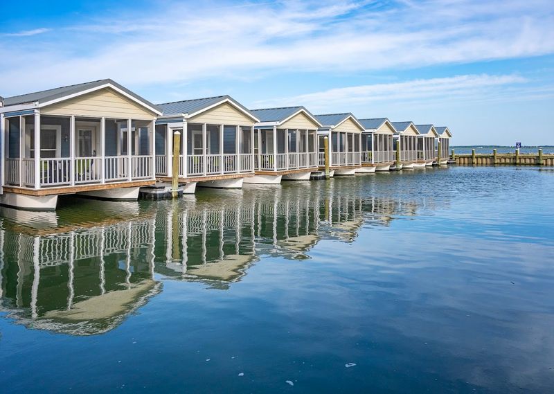 Waterfront Bungalows on Solid Ground With Channel Views That Steal the Show