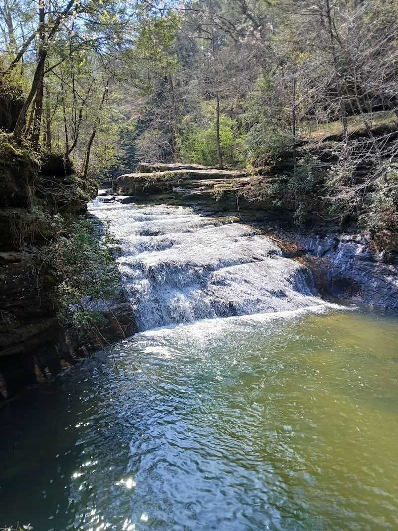 You Can Slide Down the Smooth Sandstone Falls You Can Slide Down the Smooth Sandstone Falls
