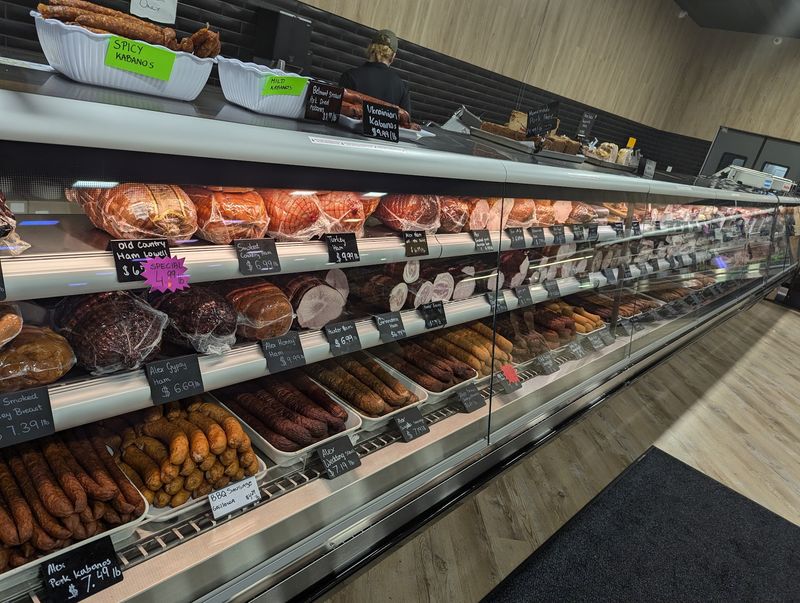 A Deli Counter Stocked Like a European Market A Deli Counter Stocked Like a European Market
