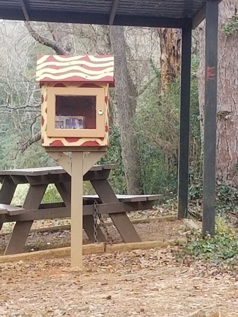 A Free Little Library Waiting Nearby