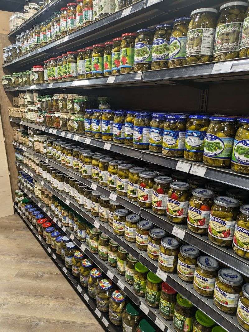 A Full Polish Market With Imported Groceries From Eastern Europe A Full Polish Market With Imported Groceries From Eastern Europe