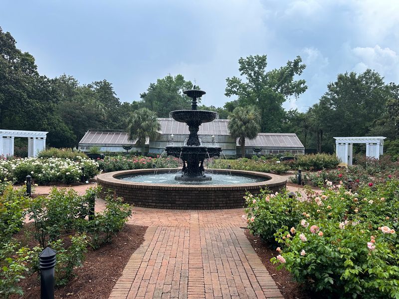 A Rose Garden Shaped Like A Rotary Gearwheel A Rose Garden Shaped Like A Rotary Gearwheel