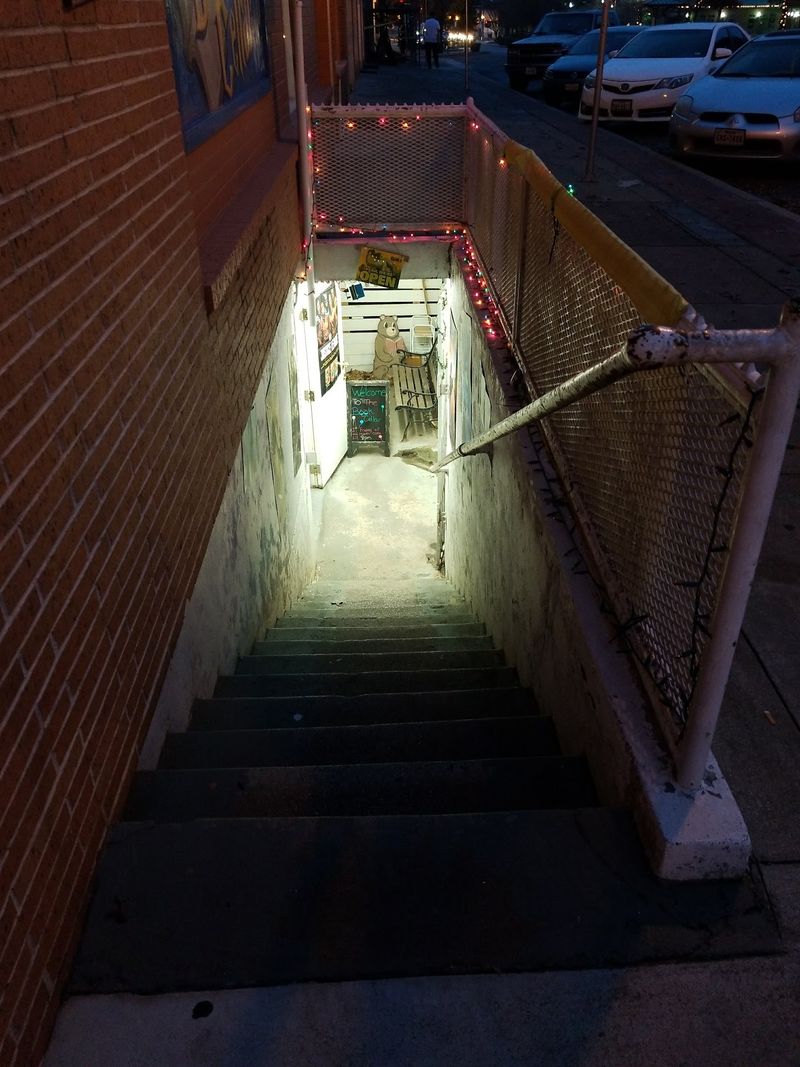 A Staircase That Leads Beneath The Streets Of Temple