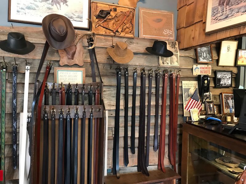 Belts Built From Heavy Hides, Cut And Finished By Hand