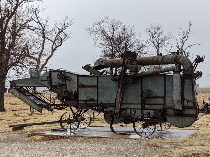 Big Iron Out On The Grounds