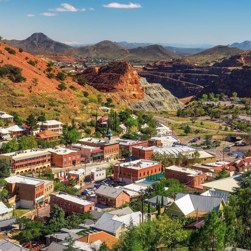 Bisbee, Painted Houses on a Steep Hillside