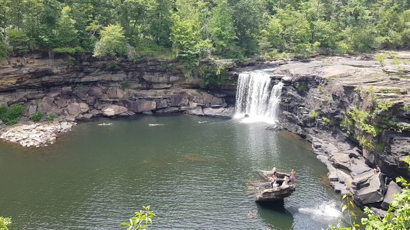 Blue Hole at Little River Falls, Little River Canyon National Preserve Blue Hole at Little River Falls, Little River Canyon National Preserve