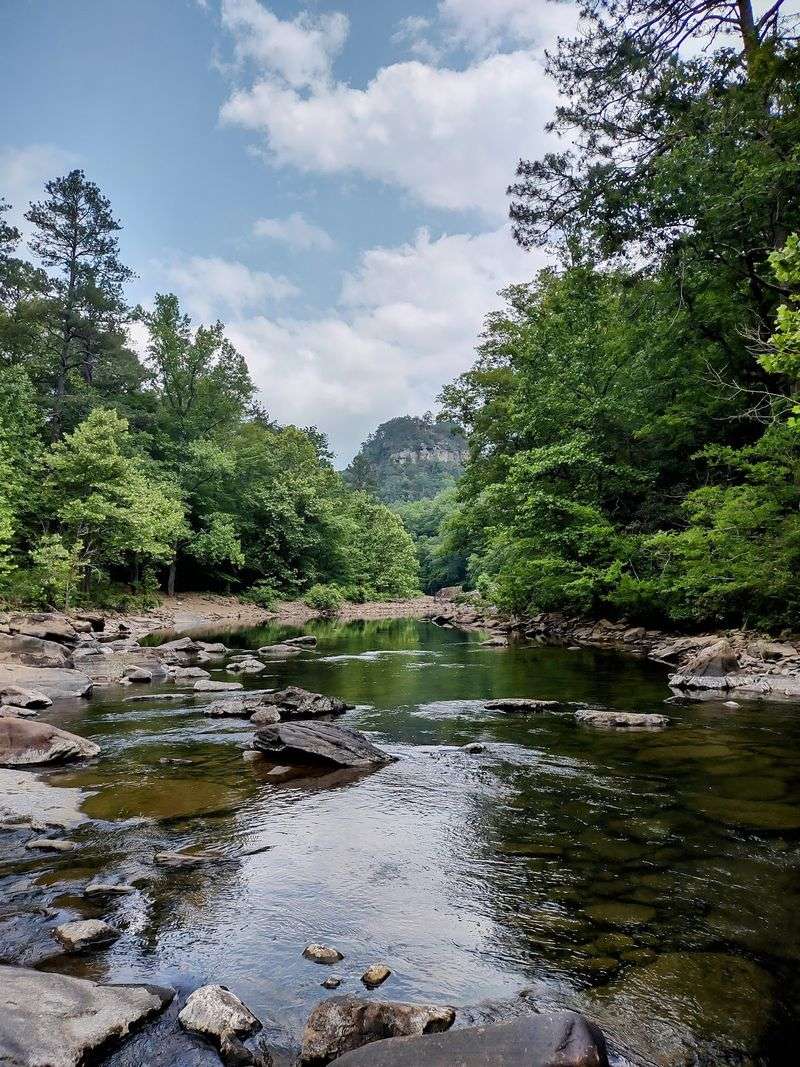 Boulders, Green Water, and a Reward at the Bottom Boulders, Green Water, and a Reward at the Bottom