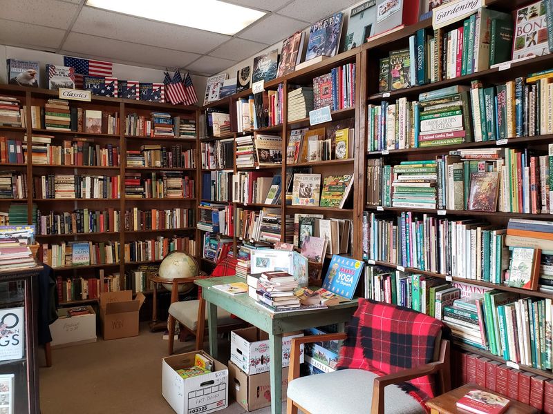 Browse Thousands of Used Books in a Bank