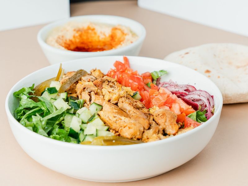 Building Your Own Pita, Plate, Or Salad