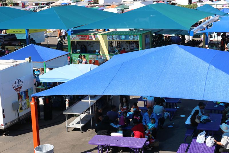 By Daylight It Turns Into a Weekend Public Market