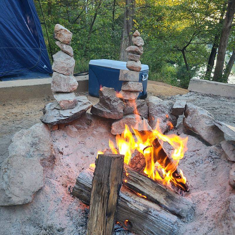 Camping Right On Top Of The Rock Camping Right On Top Of The Rock