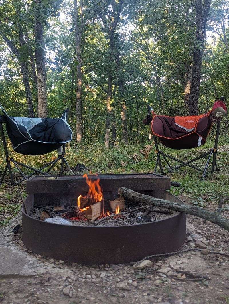 Camping Turns Wonderfully Quiet