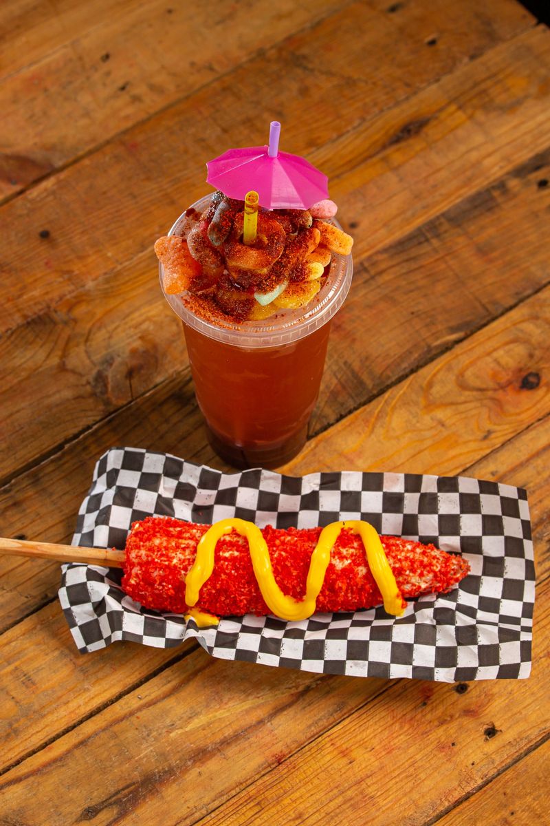 Candied Chamoy Pickle On A Stick Candied Chamoy Pickle On A Stick