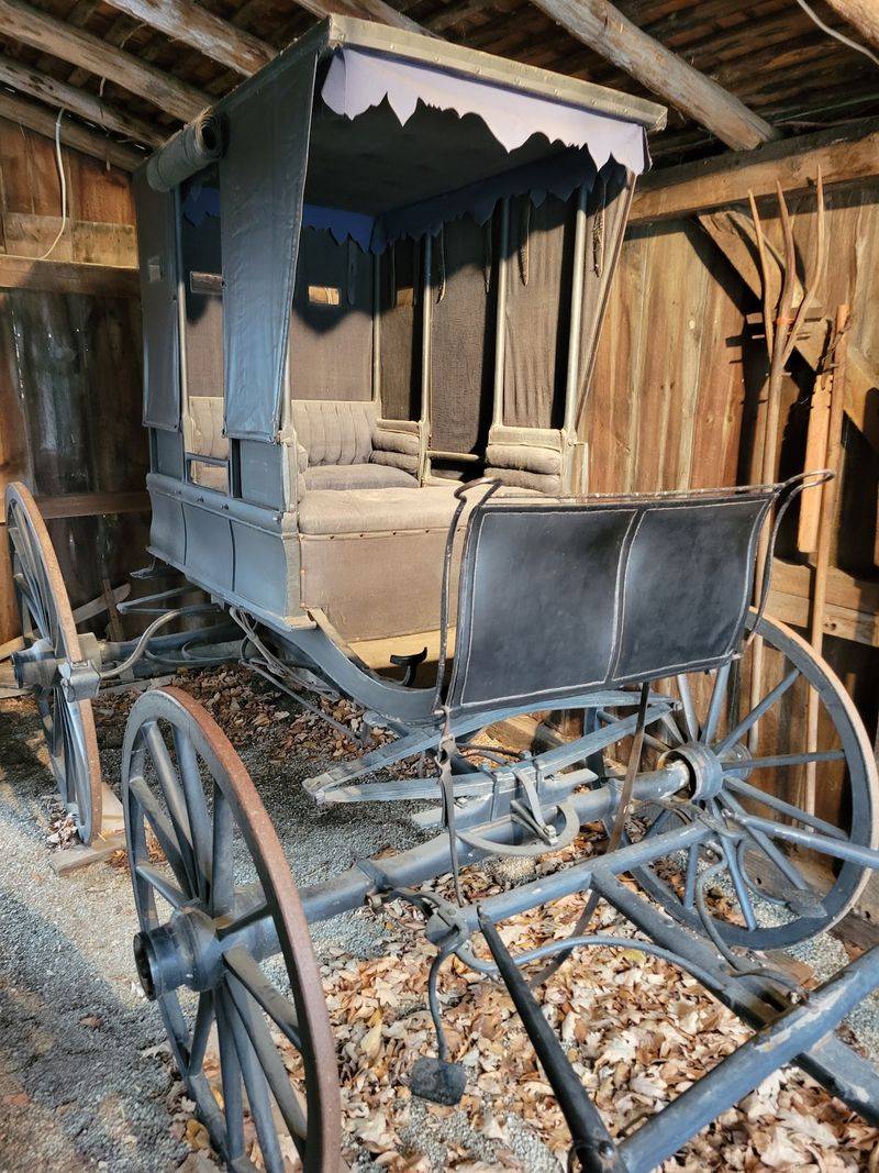 Climb Into the False-Bottom Wagon at the Interpretive Center