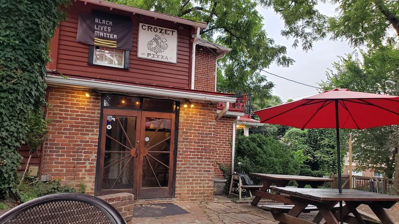 Crozet Pizza at Buddhist Biker Bar, Charlottesville