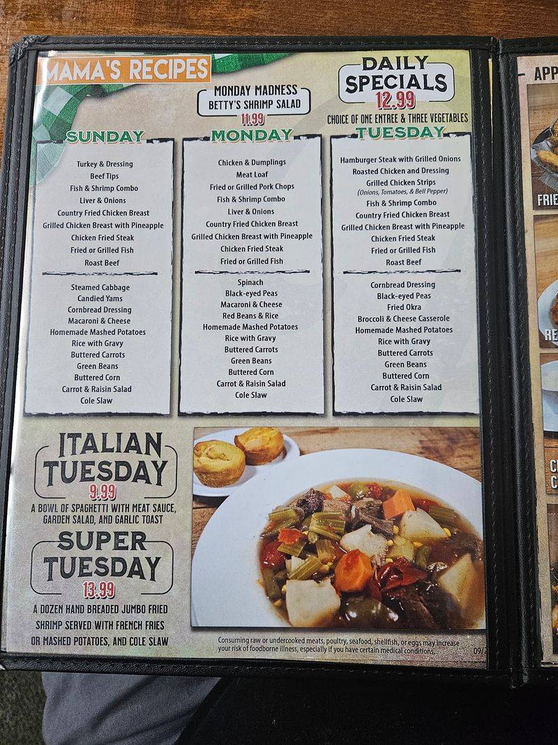 Daily Specials Keep Regulars Coming Back