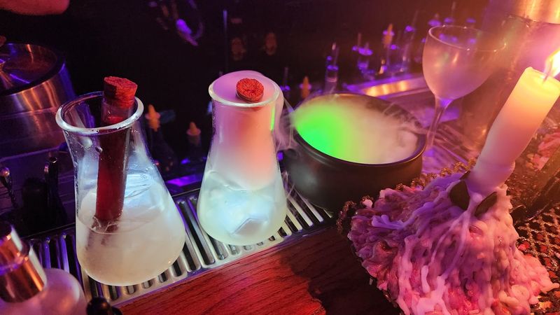 Drinks Served In Skulls And Cauldrons Drinks Served In Skulls And Cauldrons
