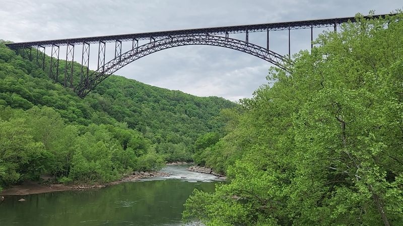 Fayette Station Road And The Bridge Above It