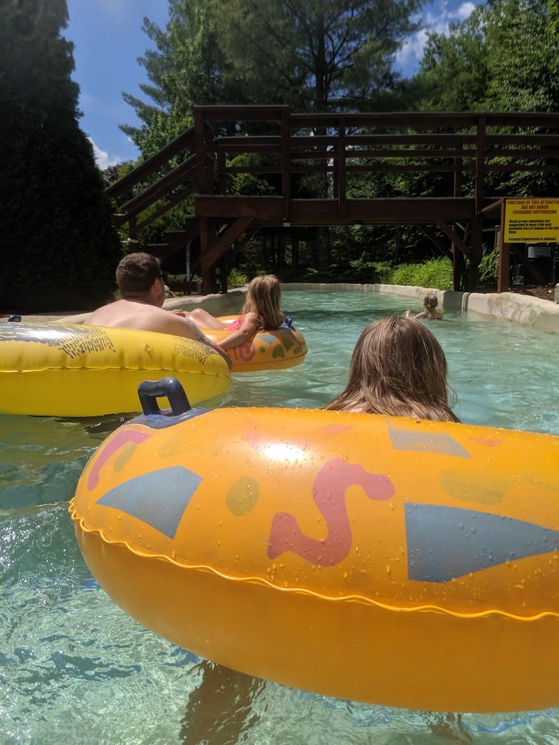Floating Along Jonah's Escape on the Lazy River