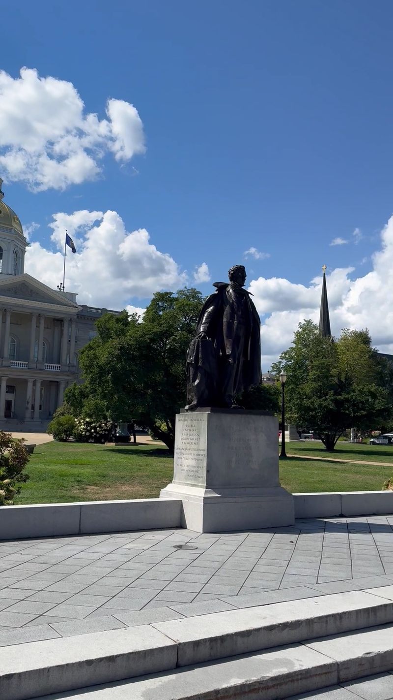 Franklin Pierce Watching Over the State House Lawn Franklin Pierce Watching Over the State House Lawn