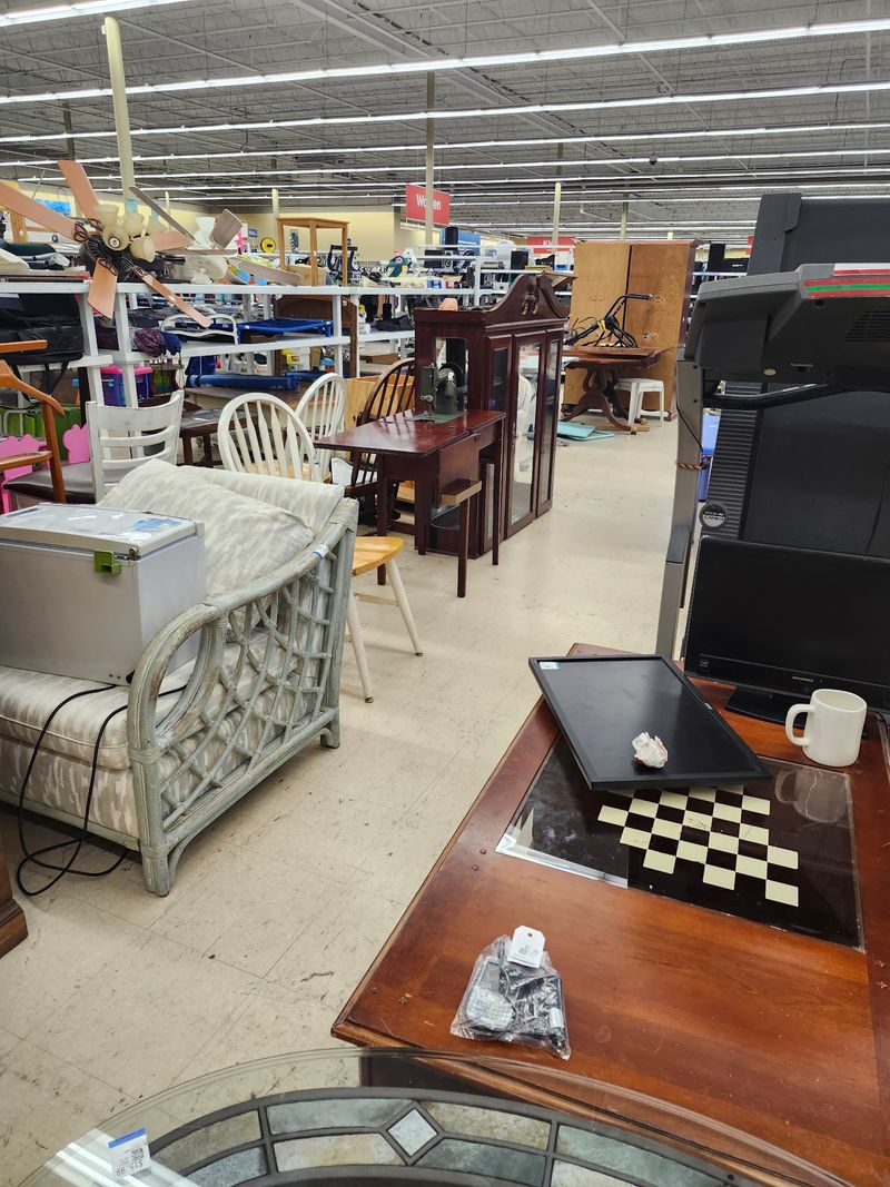 Furniture Finds And The Loading Area Out Back