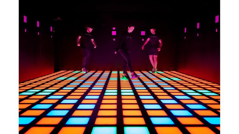 Glowing Rooms That React To Every Single Step